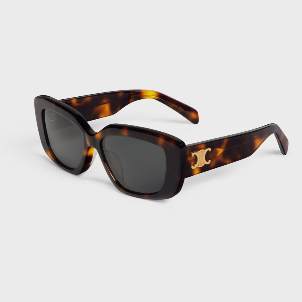 Celine original Triomphe Sunglasses with Gold Accent